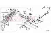 HONDA CTX700NAF CTX700N 2015 F-18 REAR BRAKE CALIPER