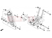 HONDA CTX700NAF CTX700N 2015 F-34 REAR SHOCK ABSORBER