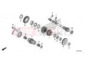 HONDA CTX700NDF CTX700N 2015 E-18-10 GEARBOX (CTX700ND) (CRANKSHAFT)