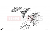 HONDA CTX700NDF CTX700N 2015 F-25 SIDE COVER