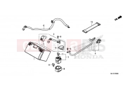 HONDA CTX700NDF CTX700N 2015 F-38 AKKUMULÁTOR
