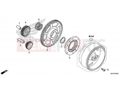 HONDA CTX700NE CTX700N 2014 E-10 CLUTCH COUPLING START