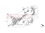 HONDA CTX700NE CTX700N 2014 F-13 FRONT BRAKE CALIPER (CTX700N)