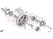 HONDA CTX700NE CTX700N 2014 F-20 REAR WHEEL