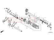 HONDA CTX700NF CTX700N 2015 E-21 TRANSMISSION DRUM (CTX700N / NA)