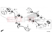 HONDA CTX700NF CTX700N 2015 F-36 FLASHING