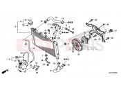 HONDA CTX700NF CTX700N 2015 F-42 RADIATOR