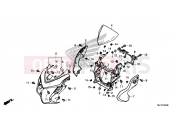 HONDA CTX700NF CTX700N 2015 F-44 HEADLIGHT COVER