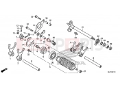 HONDA CTX700NDE CTX700N Dual Cluth ABS 2014 E-21-1 TRANSMISSION DRUM (CTX700ND)