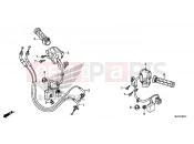 HONDA CTX700NDE CTX700N Dual Cluth ABS 2014 F-4-1 HANDLE ARM / SWITCH / CABLE (CTX700ND)