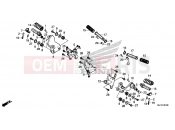 HONDA CTX700NDE CTX700NDE 2014 F-31 FOOTREST