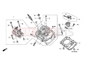 HONDA NSA700A8 DN-01 2008 E-2 FRONT CYLINDER HEAD