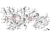 HONDA NSA700A8 DN-01 2008 E-6 RIGHT CRANKSHAFT COVER