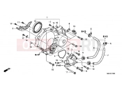 HONDA NSA700A8 DN-01 2008 E-10 LEFT CRANKSHAFT COVER / WATER PUMP