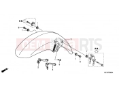 HONDA NSA700A8 DN-01 2008 F-8 FRONT FENDER