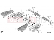 HONDA NSA700A8 DN-01 2008 F-28 FOOTREST