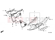 HONDA NSA700A8 DN-01 2008 F-43 LOWER ENGINE