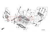 HONDA NSA700A9 DN-01 2009 E-2-1 REAR CYLINDER HEAD
