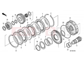 HONDA NSA700A9 DN-01 2009 E-7 CLUTCH