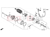 HONDA NSA700A9 DN-01 2009 E-12 STARTER ENGINE