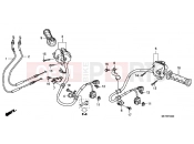 HONDA NSA700A9 DN-01 2009 F-3 SWITCH / CABLE