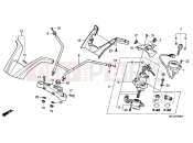 HONDA NSA700A9 DN-01 2009 F-6 STEERING BAR PIPE / UPPER BRIDGE