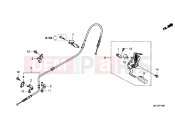 HONDA NSA700A9 DN-01 2009 F-14 PARKING BRAKE