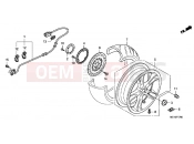 HONDA NSA700A9 DN-01 2009 F-17 REAR WHEEL