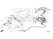 HONDA NSA700A9 DN-01 2009 F-21 SEAT