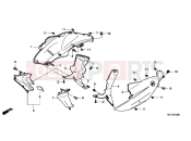 HONDA NSA700A9 DN-01 2009 F-22 SIDE COVER