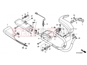 HONDA NSA700A9 DN-01 2009 F-26 EXHAUST DRUM
