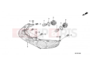 HONDA NSA700A9 DN-01 2009 F-34 COMBINATION LIGHTING