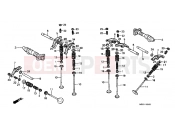HONDA NT650V1 Deauville 2001 E-3 CAMSHAFT / VALVE