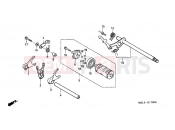 HONDA NT650V1 Deauville 2001 E-17 TRANSMISSION DRUM