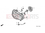 HONDA NT650V1 Deauville 2001 F-1 HEADLIGHT