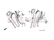 HONDA NT650V2 Deauville 2002 E-4 TIMING CHAIN ​​/ TENSIONER