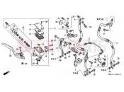 HONDA NT650V2 Deauville 2002 F-4-1 FRONT MASTER CYLINDER (NT650V2 / 3/4/5)