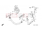 HONDA NT650V3 Deauville 2003 E-18 WATER PIPE