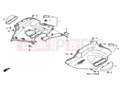 HONDA NT650V3 Deauville 2003 F-34 CENTRAL ENGINE HOUSING