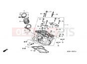 HONDA VTR1000FY FireStorm 2000 E-2-1 CYLINDER HEAD (REAR)