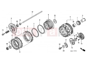 HONDA VTR1000FY FireStorm 2000 E-7 CLUTCH