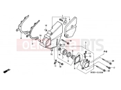 HONDA VTR1000FY FireStorm 2000 E-10 LEFT COVER