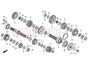 HONDA VTR1000FY FireStorm 2000 E-15 TRANSMISSION