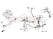 HONDA VTR1000FY FireStorm 2000 E-17 WATER PIPE