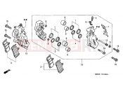 HONDA VTR1000FY FireStorm 2000 F-10 FRONT BRAKE CALIPER