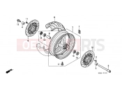 HONDA VTR1000FY FireStorm 2000 F-11 FRONT WHEEL