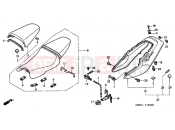 HONDA VTR1000FY FireStorm 2000 F-16 SEAT / REAR ENGINE HOUSING