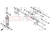 HONDA VTR1000FY FireStorm 2000 F-23 REAR SHOCK ABSORBER