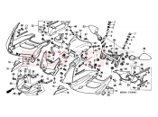 HONDA VTR1000FY FireStorm 2000 F-33 ​​ENGINE HOUSING
