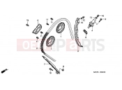 HONDA CB900F5 Hornet 900 2005 E-4 TIMING CHAIN ​​/ TENSIONER
